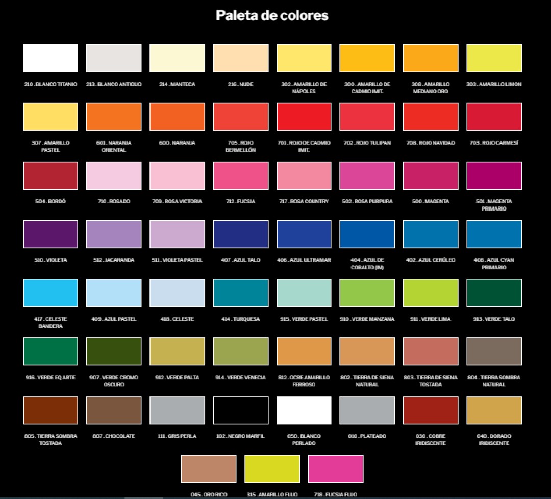 EQ Pintura Acrilica al agua x 50 cc